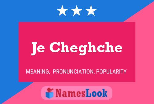 Je Cheghche Name Poster