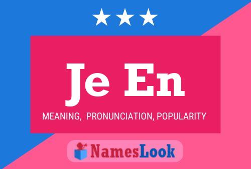 Je En Name Poster