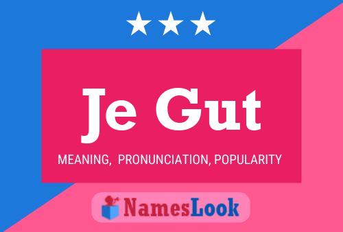 Je Gut Name Poster