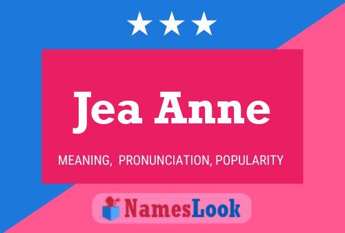 Jea Anne Name Poster