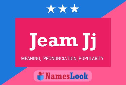 Jeam Jj Name Poster