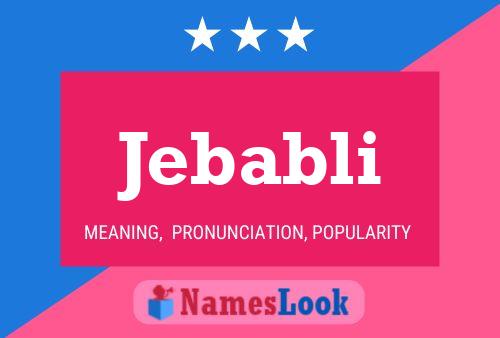 Jebabli Name Poster