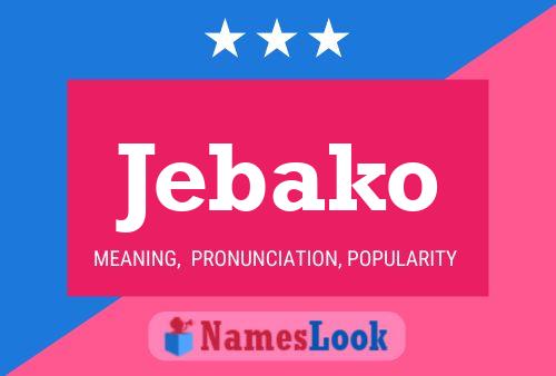 Jebako Name Poster