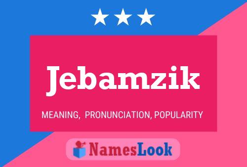 Jebamzik Name Poster