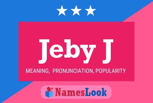 Jeby J Name Poster