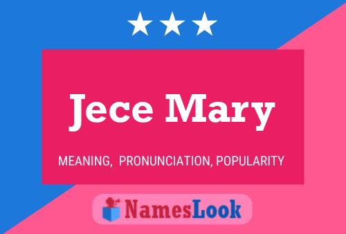 Jece Mary Name Poster