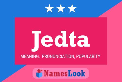 Jedta Name Poster