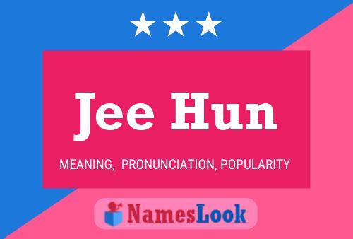 Jee Hun Name Poster