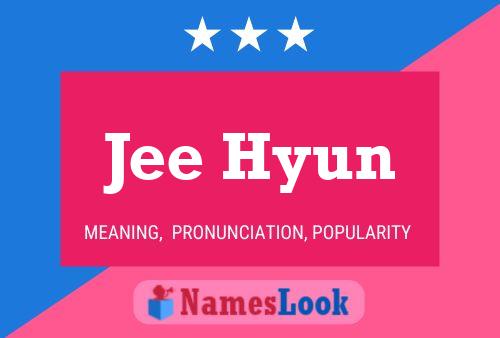 Jee Hyun Name Poster