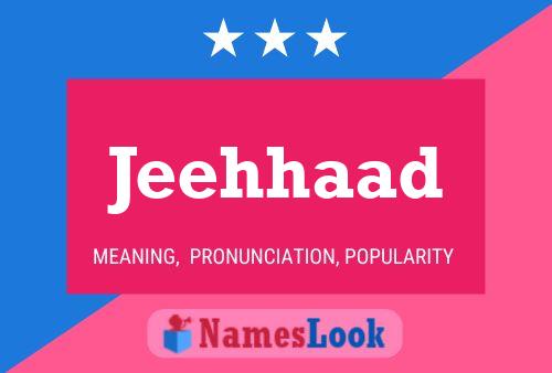 Jeehhaad Name Poster