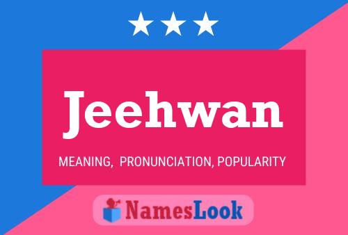 Jeehwan Name Poster