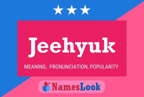 Jeehyuk Name Poster