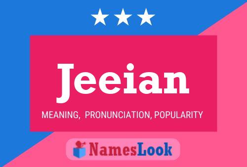 Jeeian Name Poster