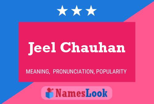 Jeel Chauhan Name Poster