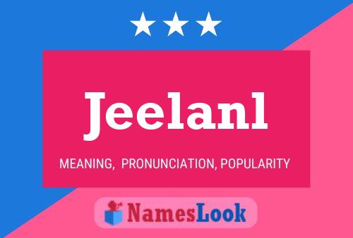 Jeelanl Name Poster