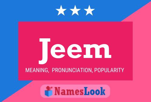 Jeem Name Poster