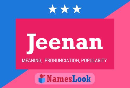 Jeenan Name Poster