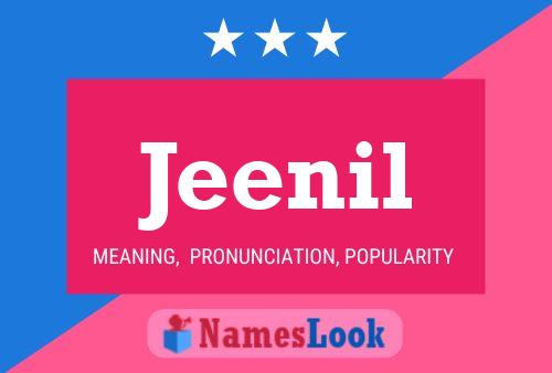 Jeenil Name Poster