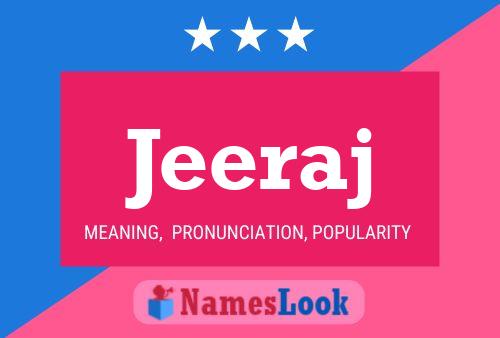 Jeeraj Name Poster