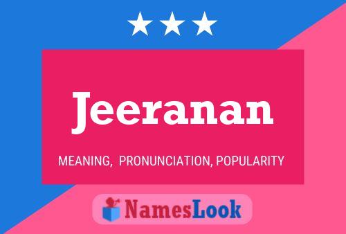 Jeeranan Name Poster