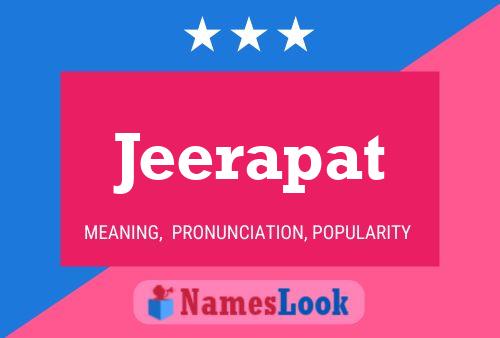 Jeerapat Name Poster