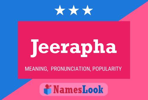 Jeerapha Name Poster