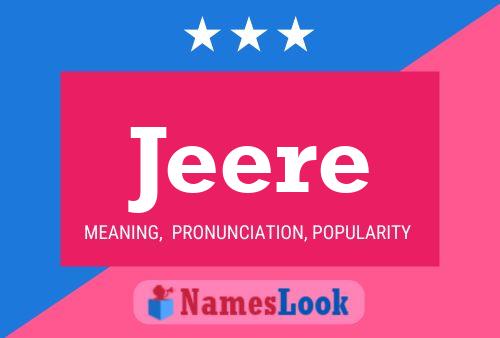 Jeere Name Poster