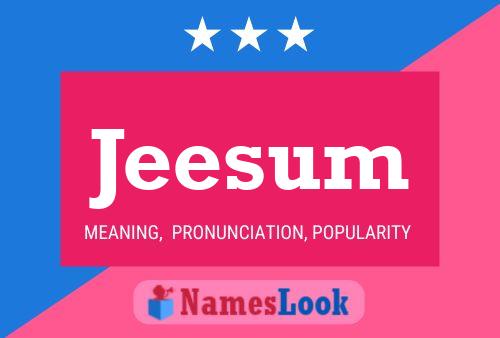 Jeesum Name Poster