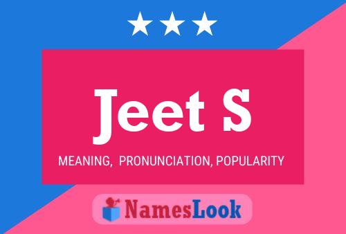 Jeet S Name Poster