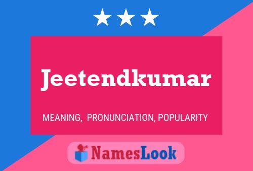 Jeetendkumar Name Poster