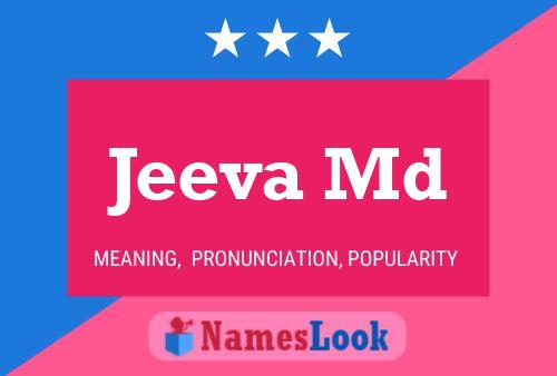 Jeeva Md Name Poster