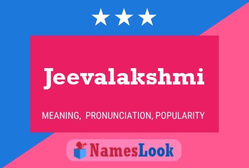 Jeevalakshmi Name Poster