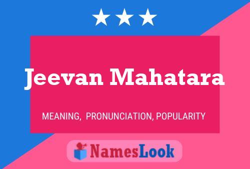 Jeevan Mahatara Name Poster