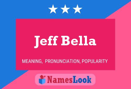 Jeff Bella Name Poster