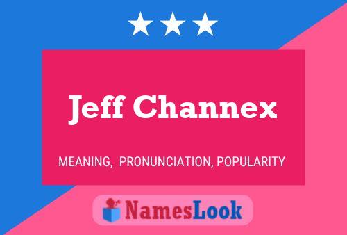 Jeff Channex Name Poster