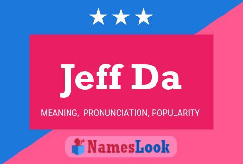 Jeff Da Name Poster