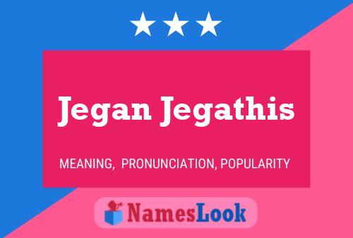 Jegan Jegathis Name Poster