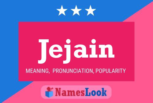 Jejain Name Poster