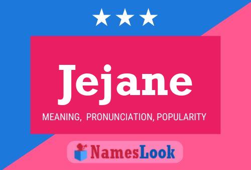 Jejane Name Poster