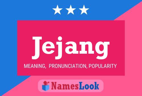 Jejang Name Poster