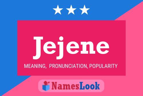 Jejene Name Poster