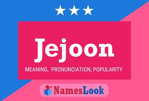 Jejoon Name Poster