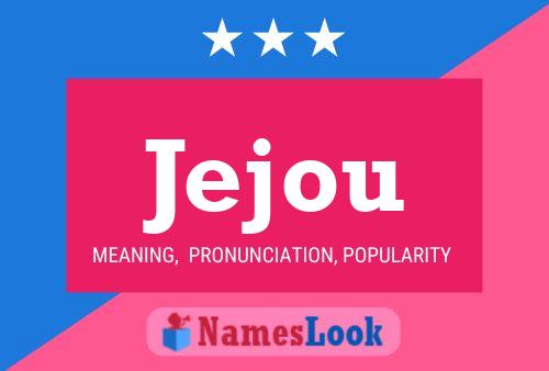 Jejou Name Poster