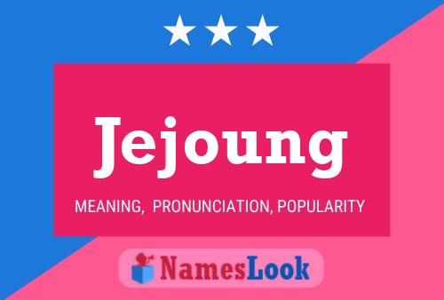 Jejoung Name Poster