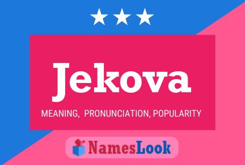 Jekova Name Poster