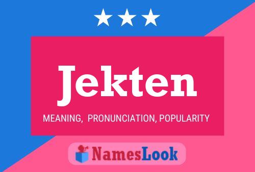 Jekten Name Poster