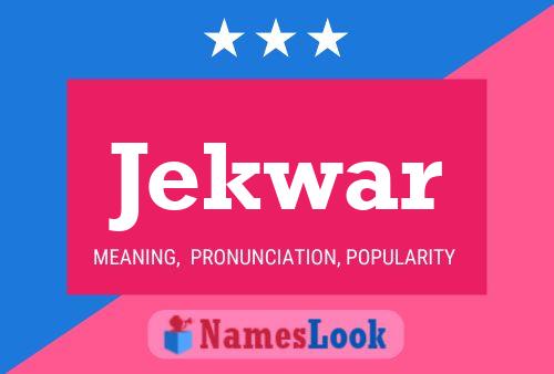 Jekwar Name Poster