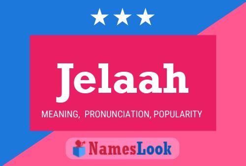 Jelaah Name Poster