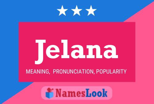 Jelana Name Poster