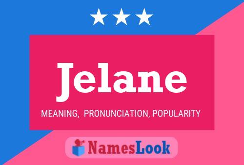 Jelane Name Poster